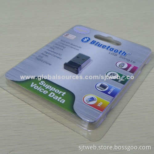 Mini USB Bluetooth Adapter with 3Mbps Maximum Data Transfer, Measures 21.5 x 12.2 x 4.5mm